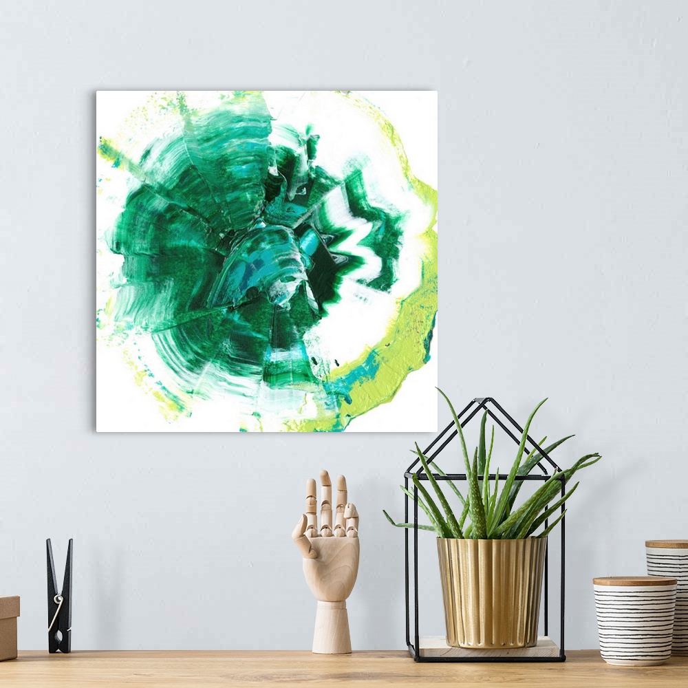 A bohemian room featuring Geode Abstract III