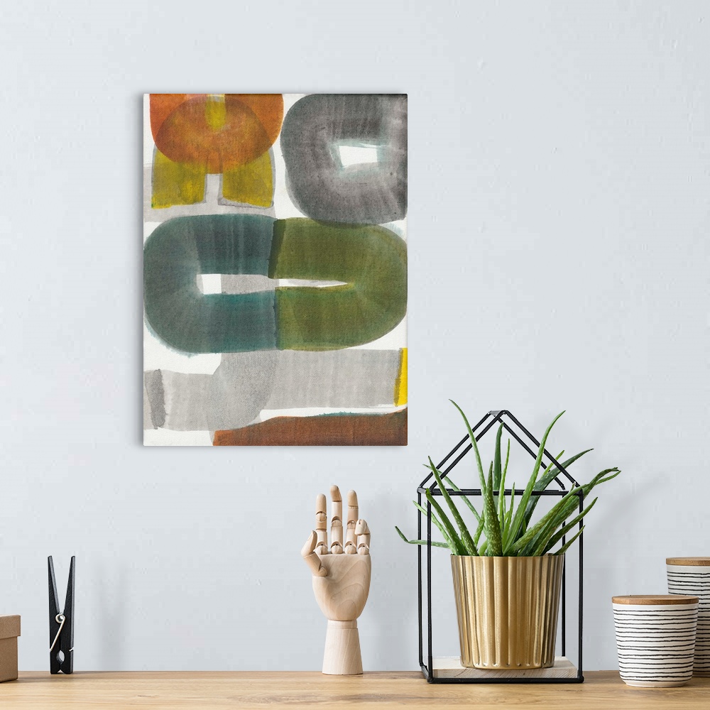A bohemian room featuring Geode Abstraction I