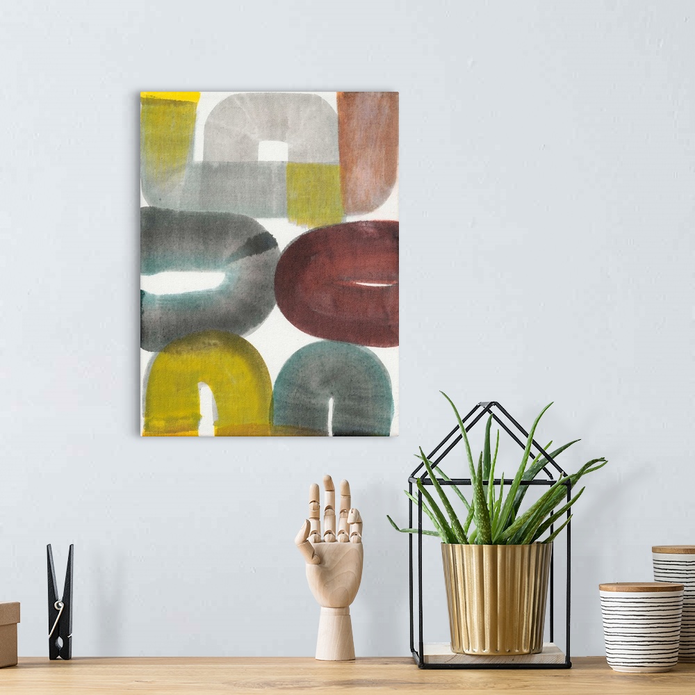 A bohemian room featuring Geode Abstraction II