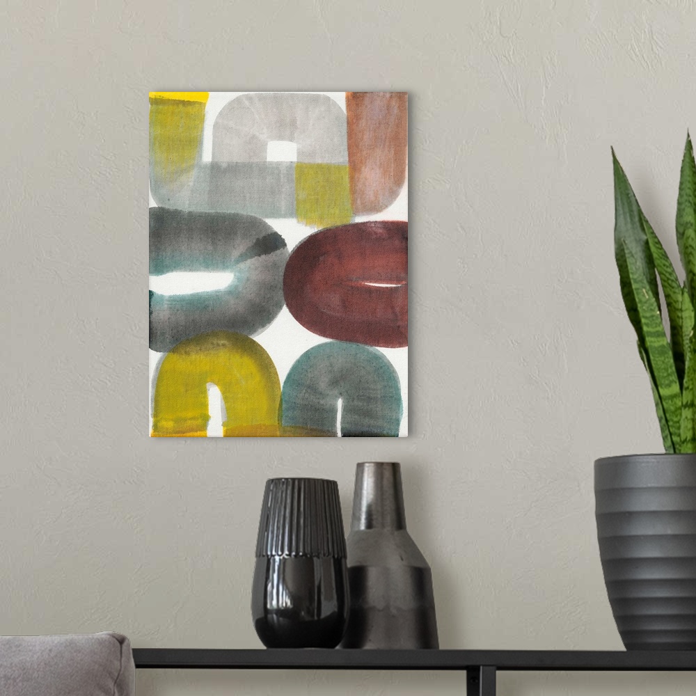 A modern room featuring Geode Abstraction II