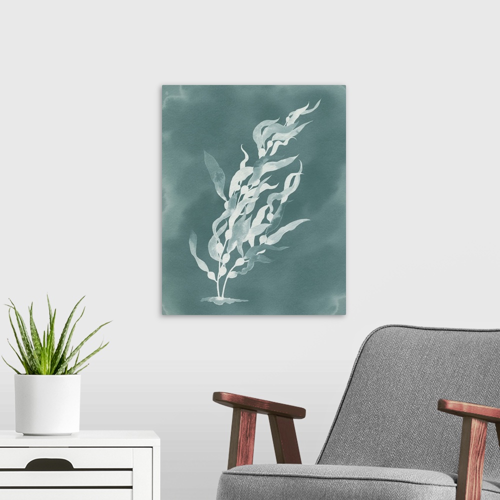 A modern room featuring Ghost Kelp I