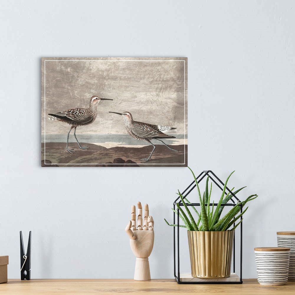 A bohemian room featuring Gilded Sandpipers III