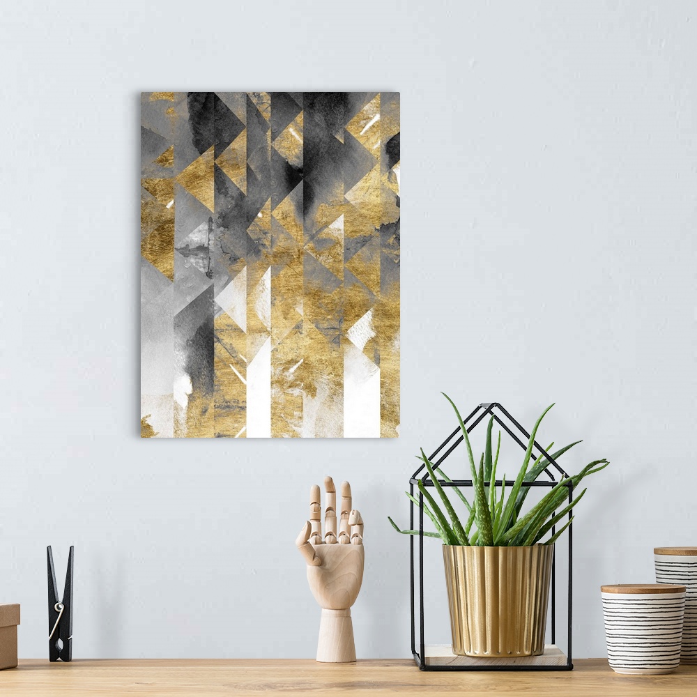 A bohemian room featuring Gilt Reflections II