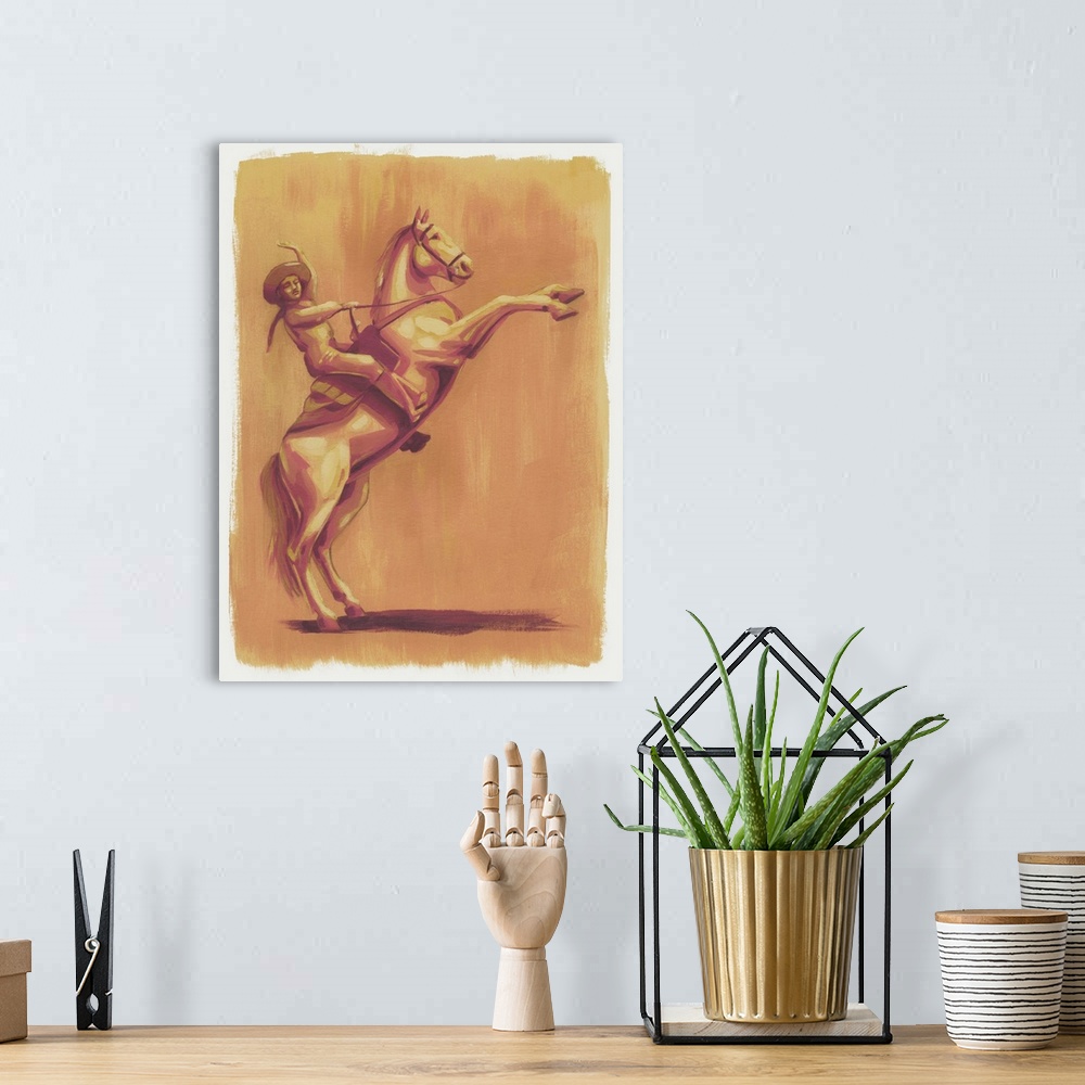 A bohemian room featuring Gold Dust Woman I