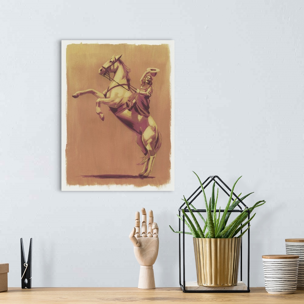 A bohemian room featuring Gold Dust Woman II