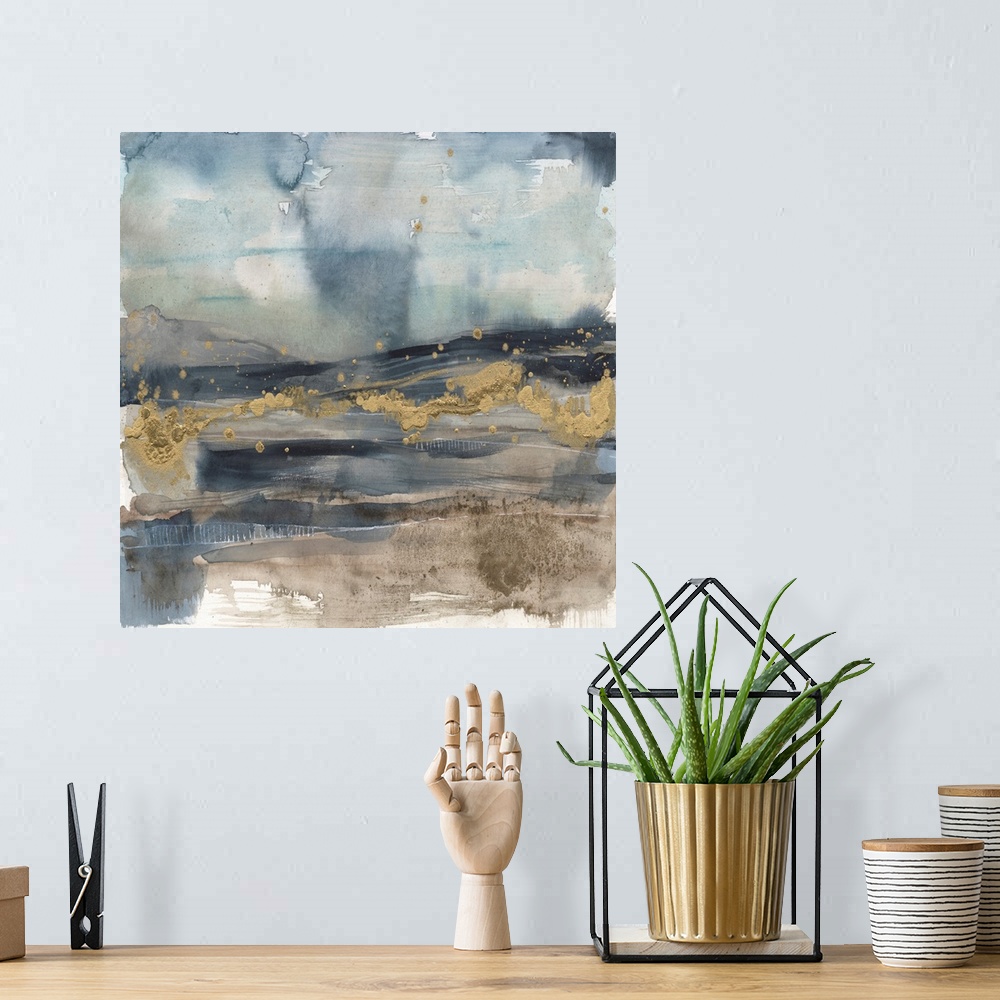 A bohemian room featuring Golden Light On The Horizon I