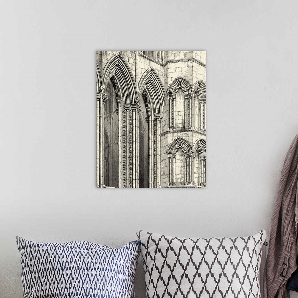 A bohemian room featuring Gothic Detail V