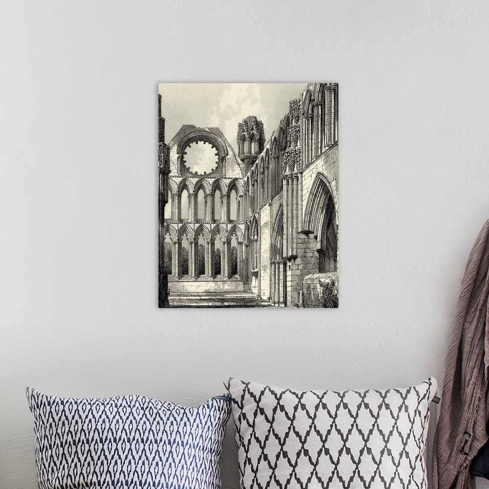 A bohemian room featuring Gothic Detail X