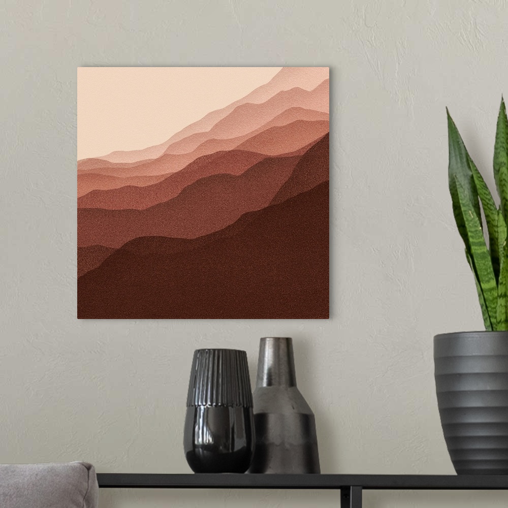 A modern room featuring Gradient Scape II