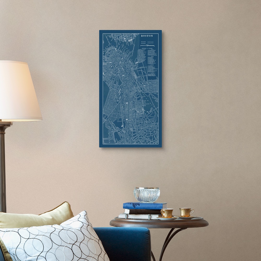 A traditional room featuring Graphic Map of Boston