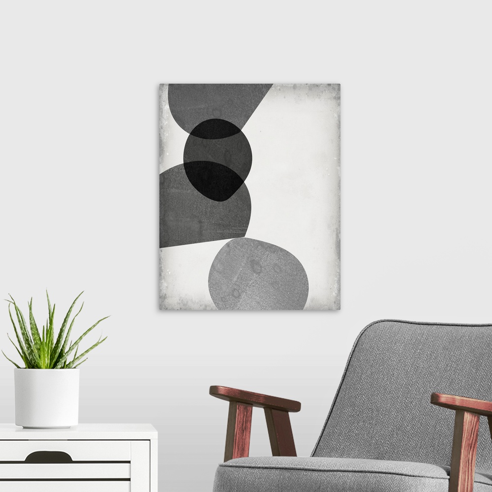 A modern room featuring Grey Shapes II