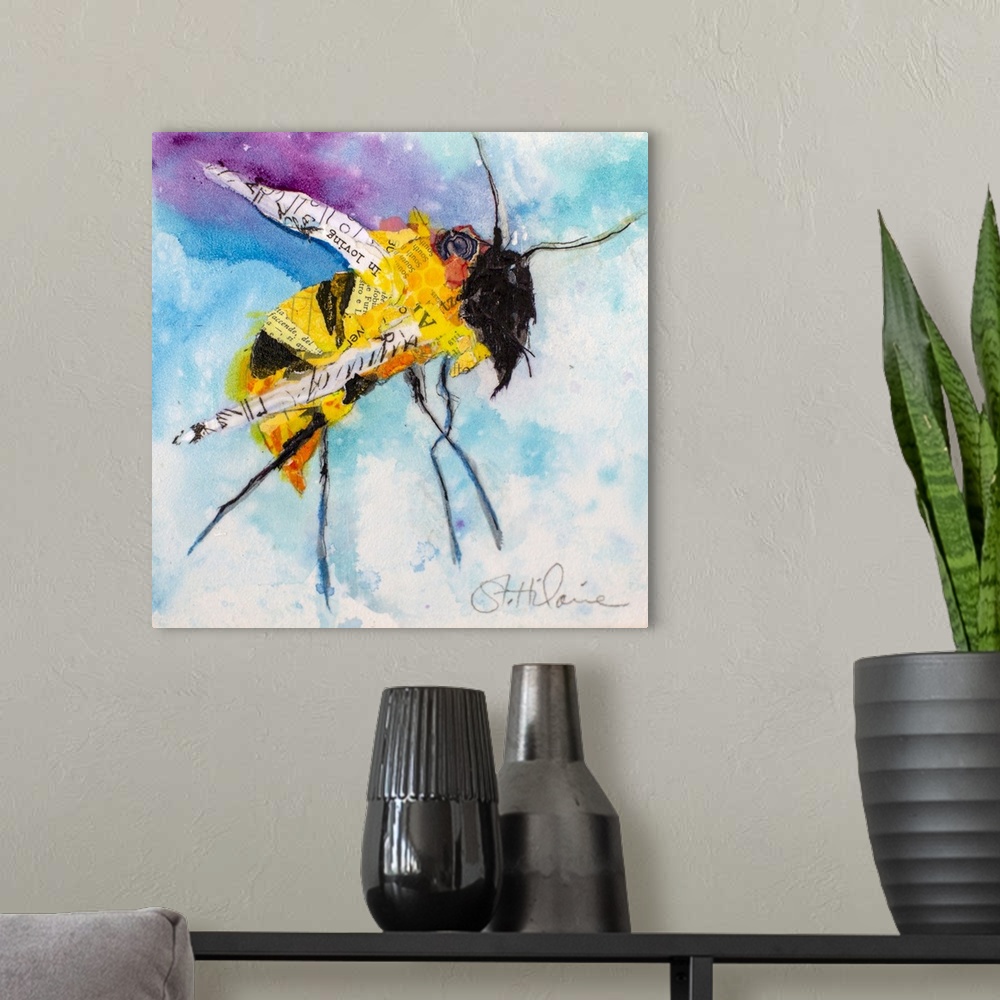 A modern room featuring Happy Bee I