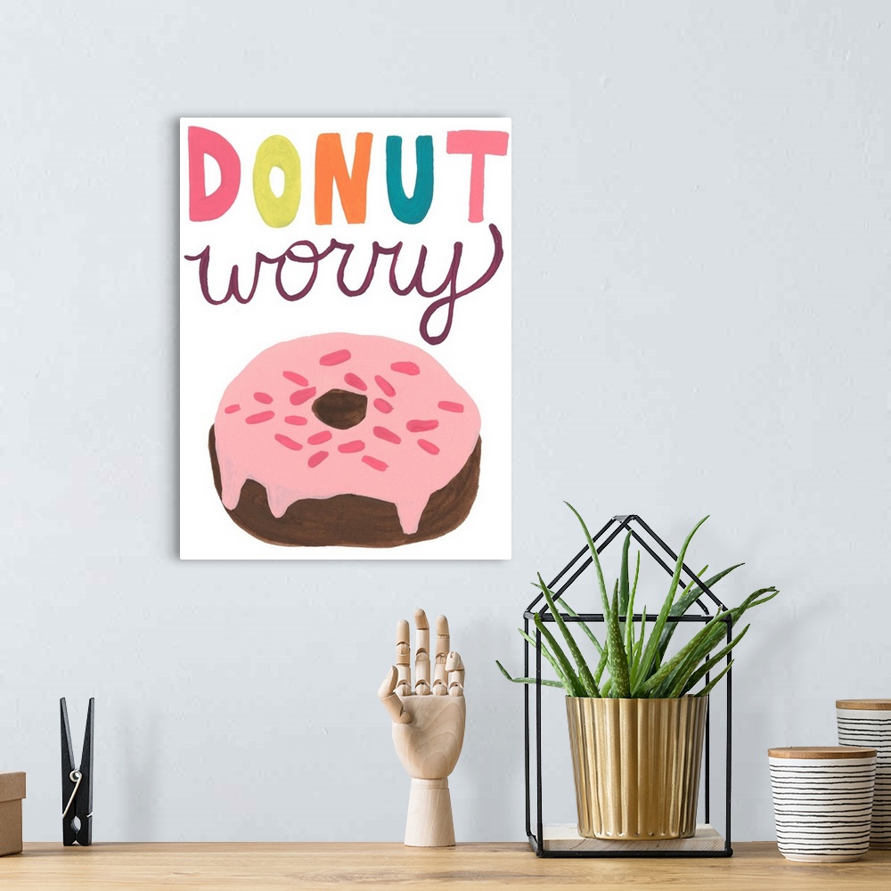 A bohemian room featuring Happy Donuts IV