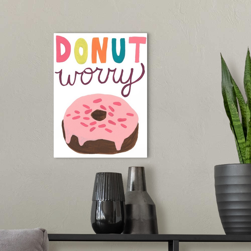 A modern room featuring Happy Donuts IV