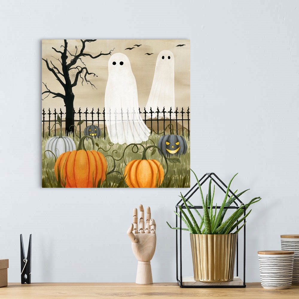 A bohemian room featuring Haunted Pumpkin Patch I