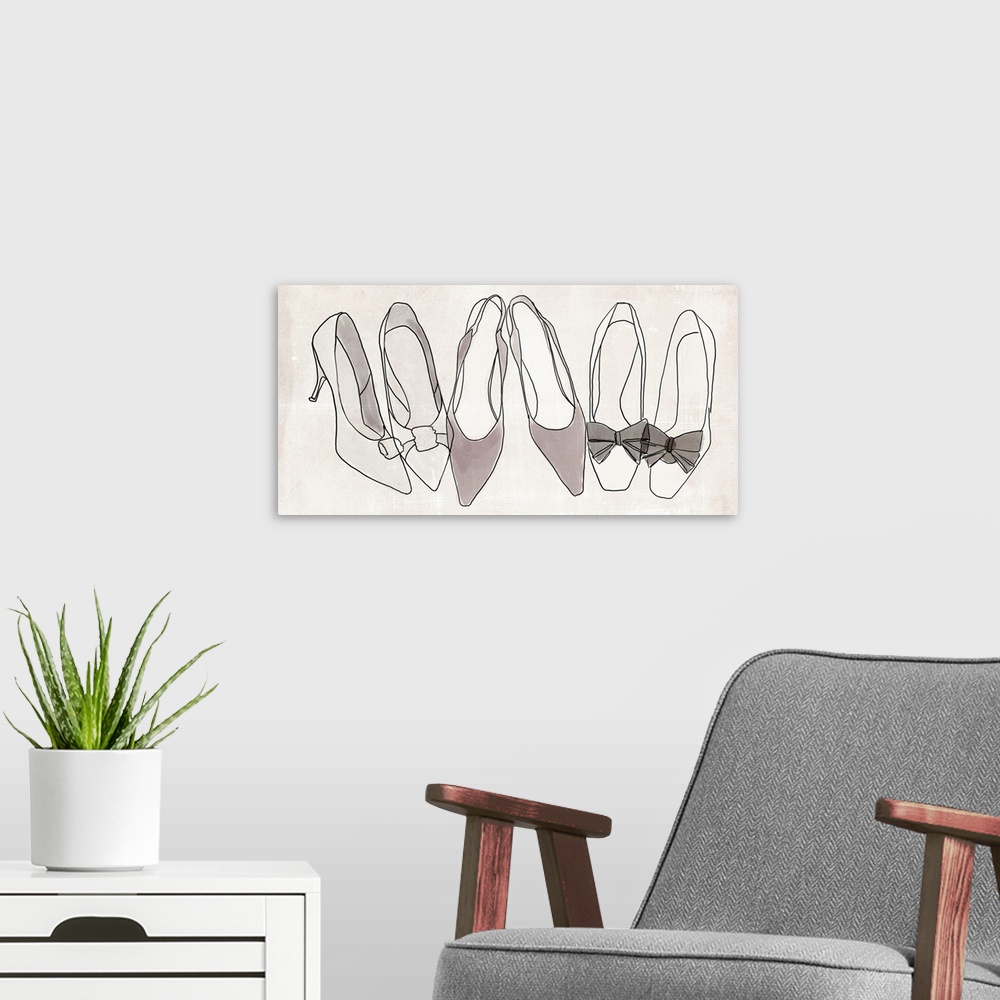 A modern room featuring Heels For Days II