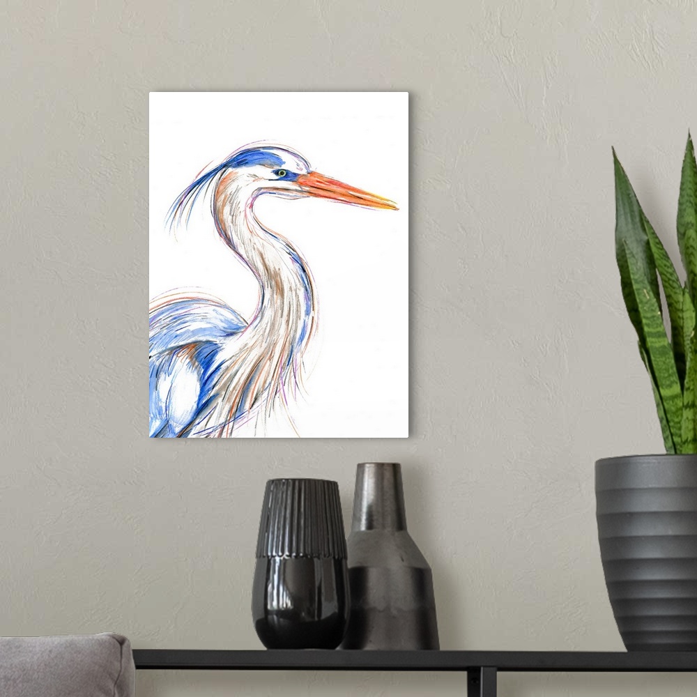 A modern room featuring Heron's Glance I