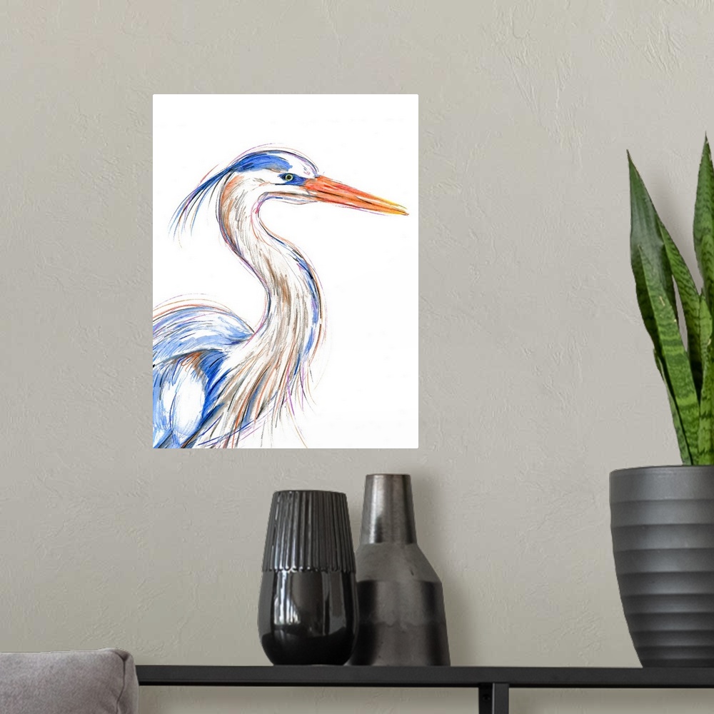 A modern room featuring Heron's Glance I