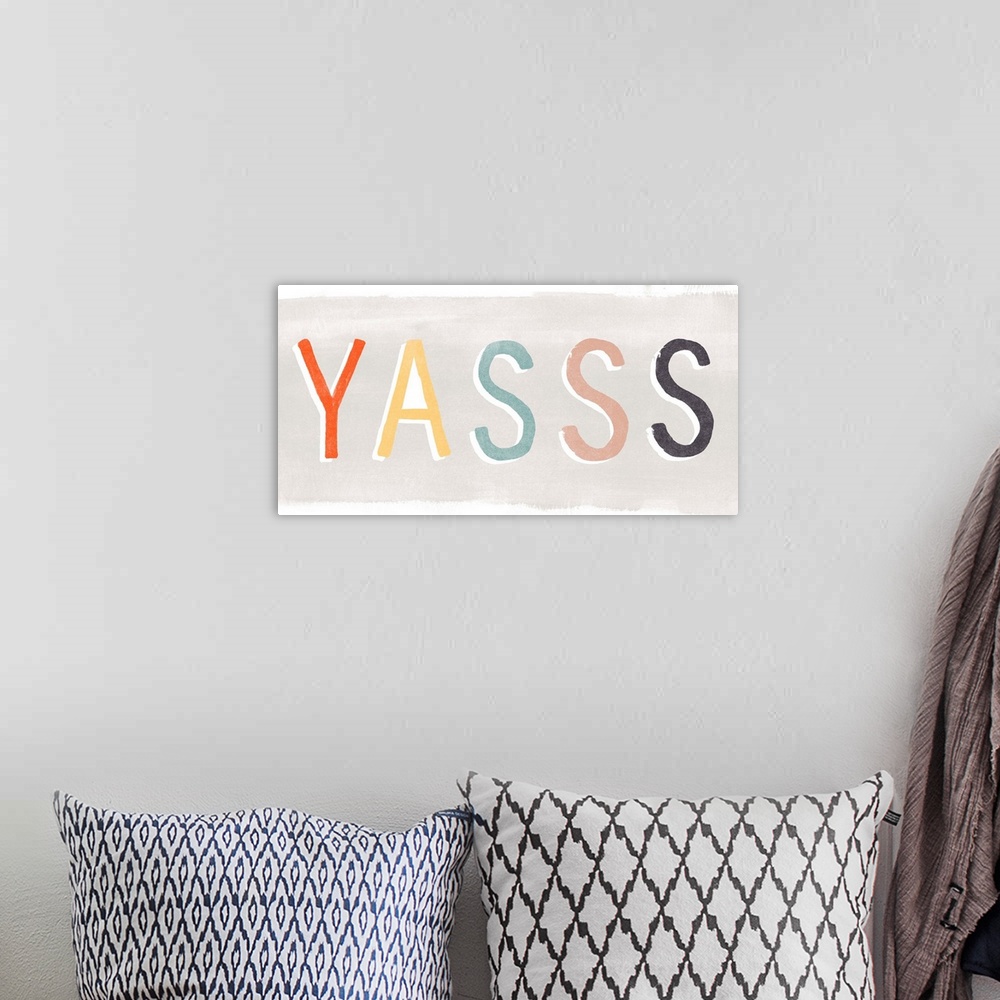 A bohemian room featuring Hipster Sayings IX