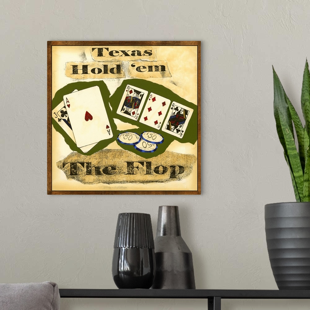 A modern room featuring Hold 'em III