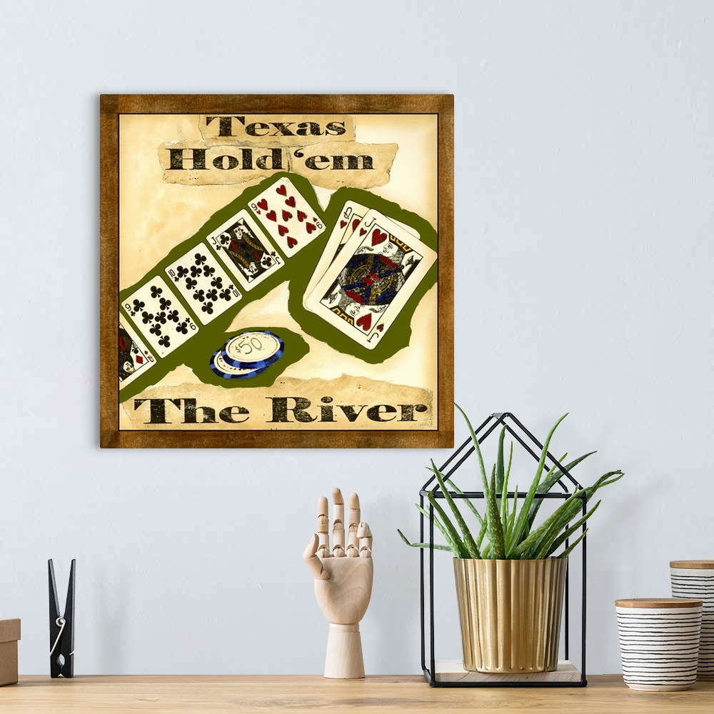 A bohemian room featuring Hold 'em IV