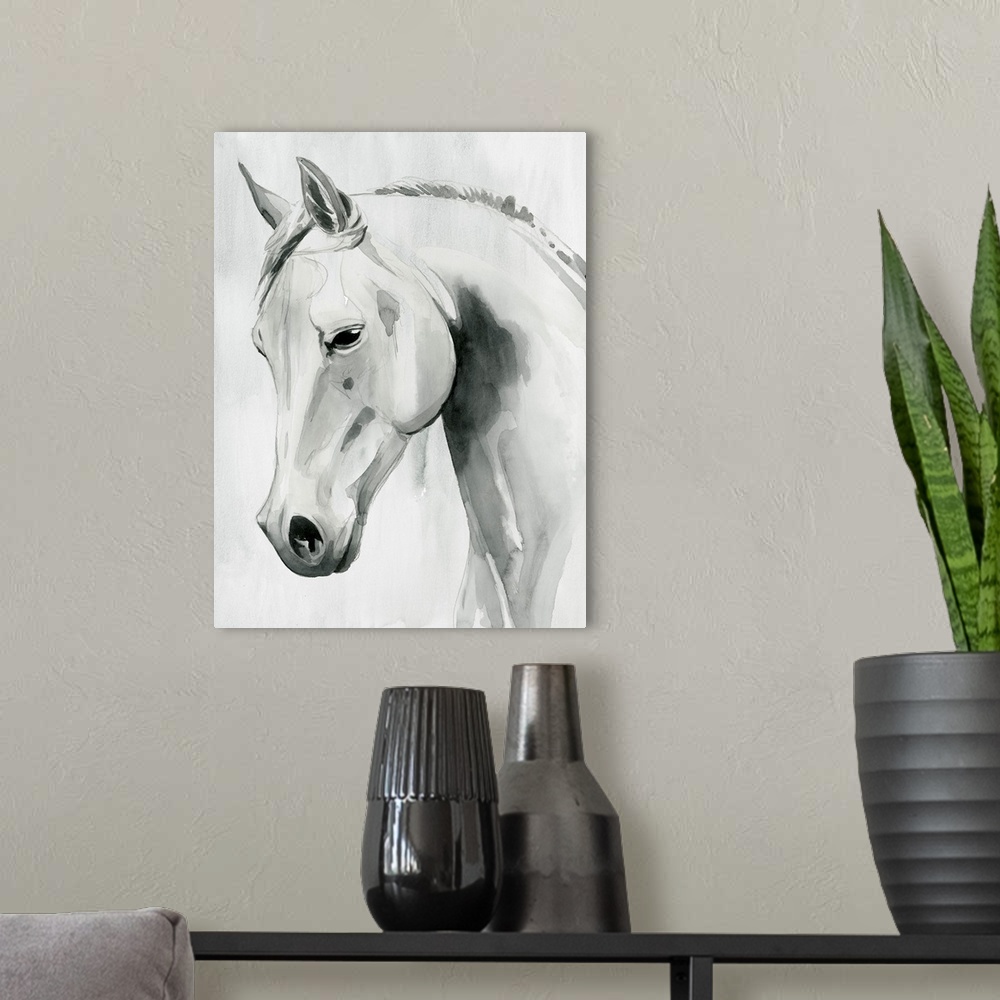 A modern room featuring Horse Whisper I