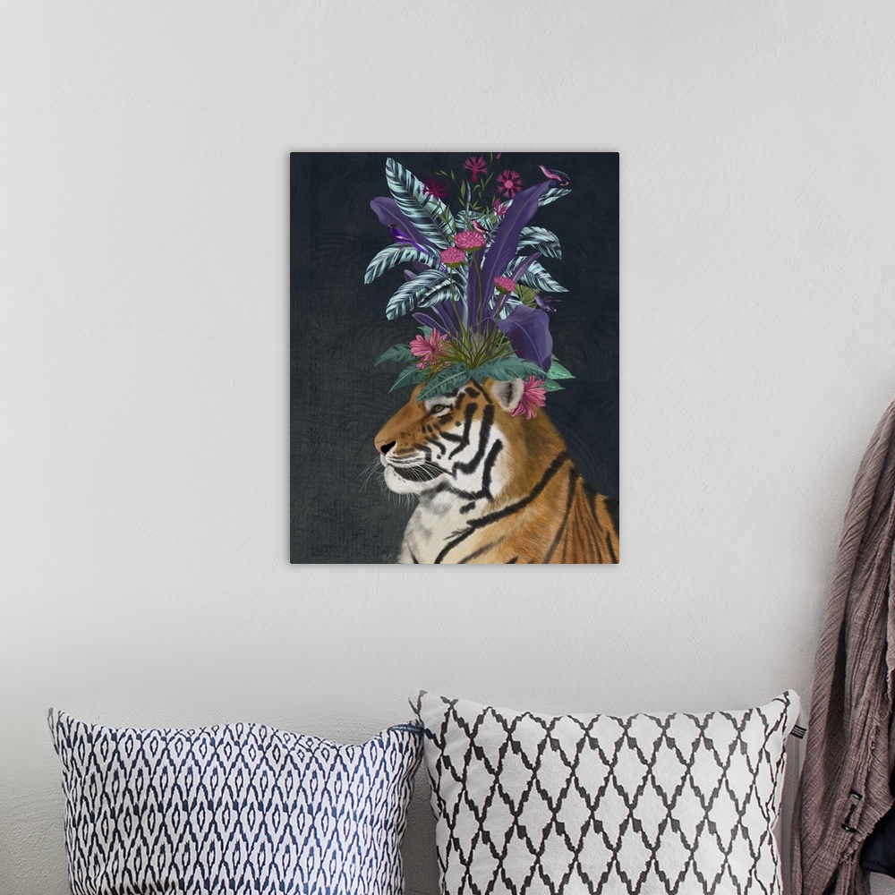 A bohemian room featuring Hot House Tiger 2