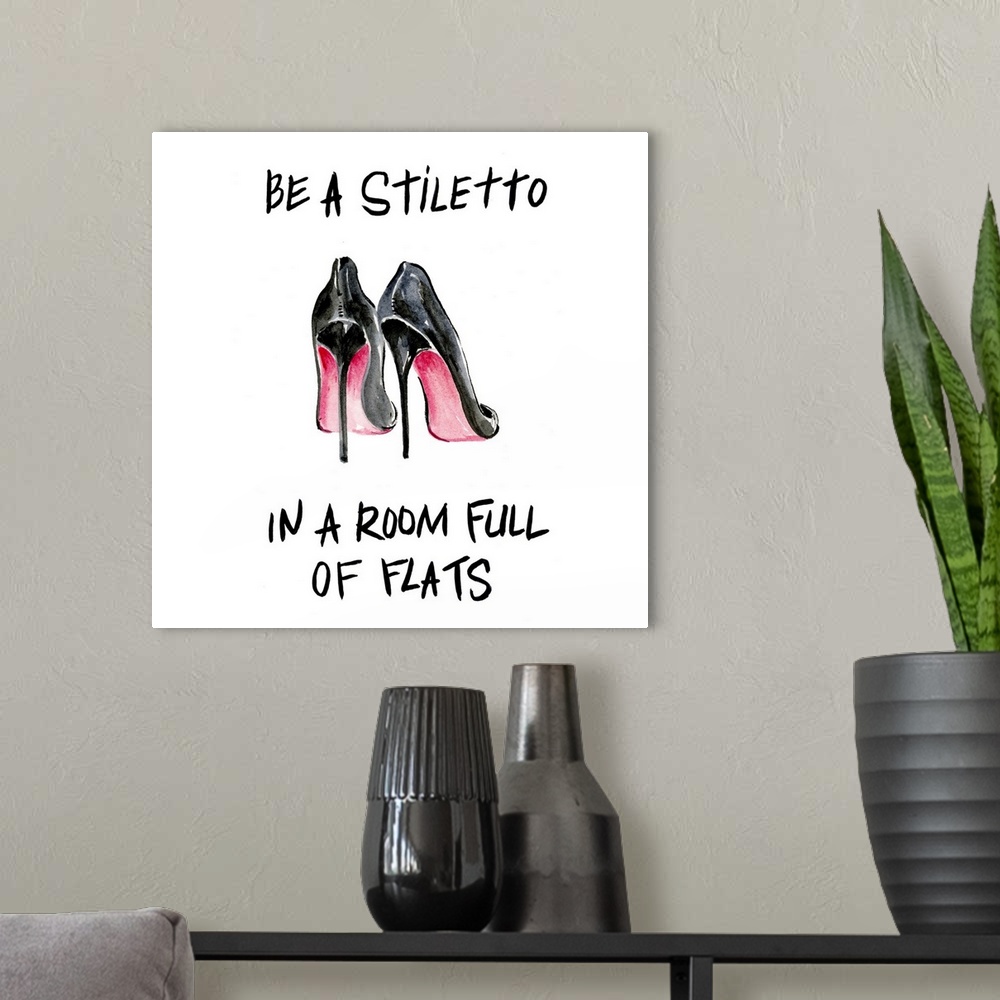 A modern room featuring If The Shoe Fits II