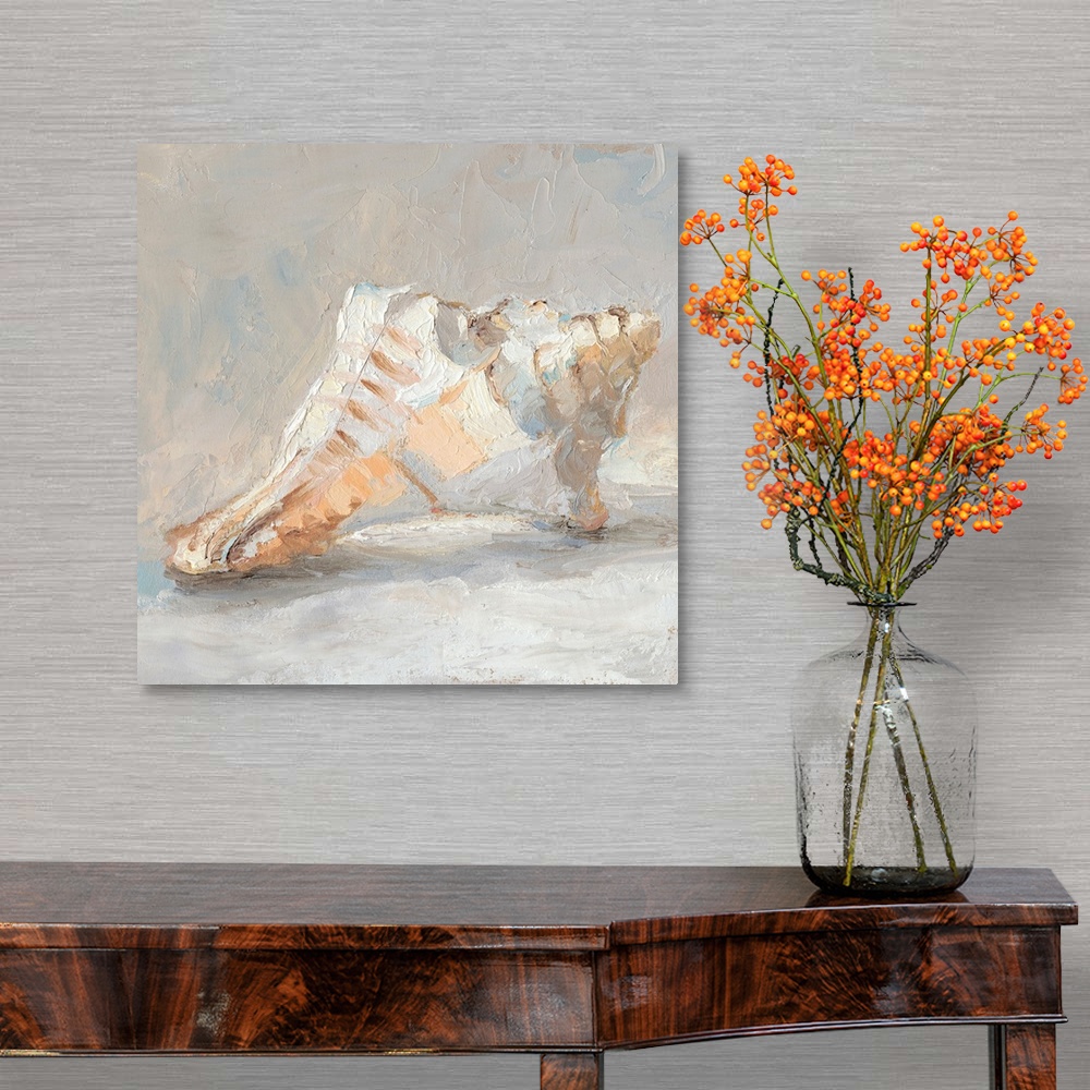 A traditional room featuring Impressionist Shell Study I