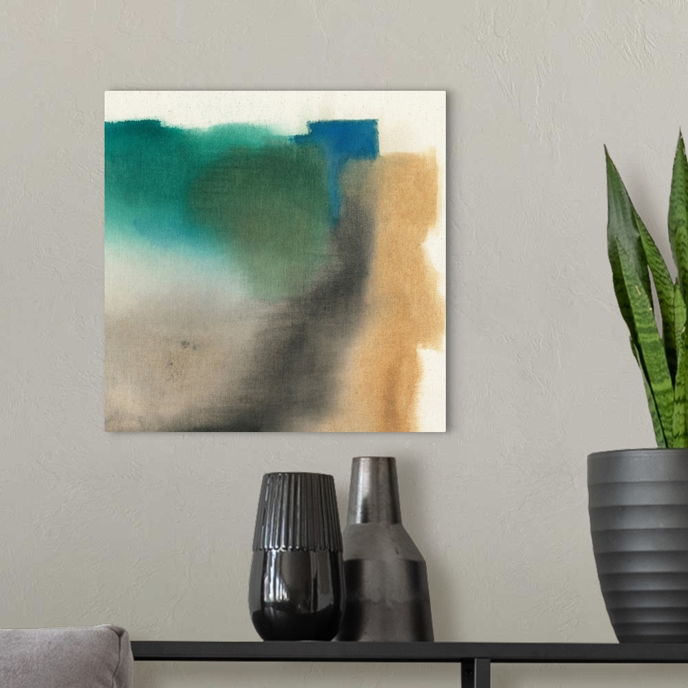 A modern room featuring Infused Abstract II