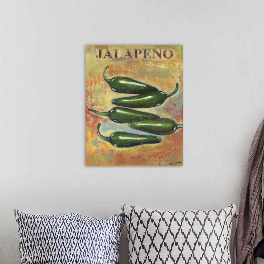 A bohemian room featuring Jalapeno