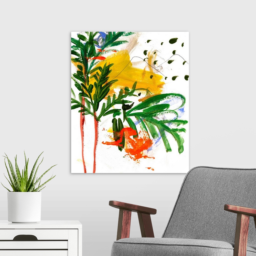 A modern room featuring Jungle in My Heart III