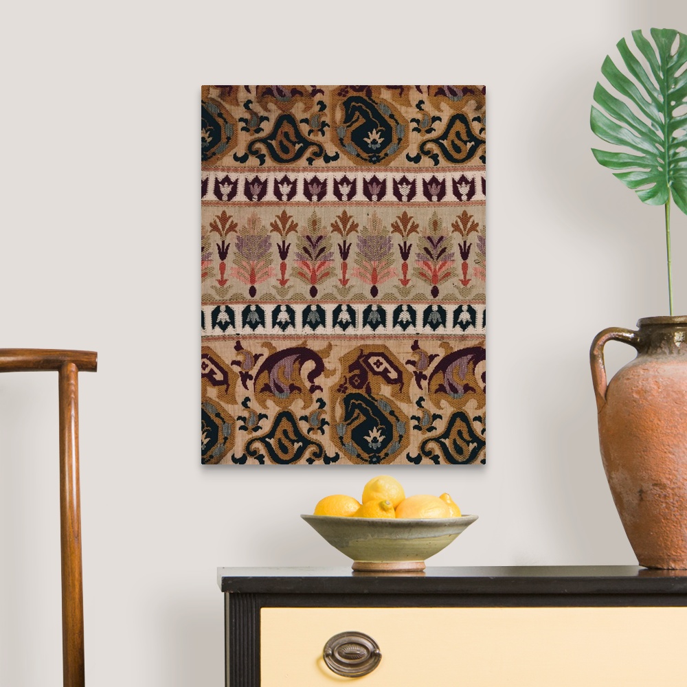 A traditional room featuring Kilim Detail I