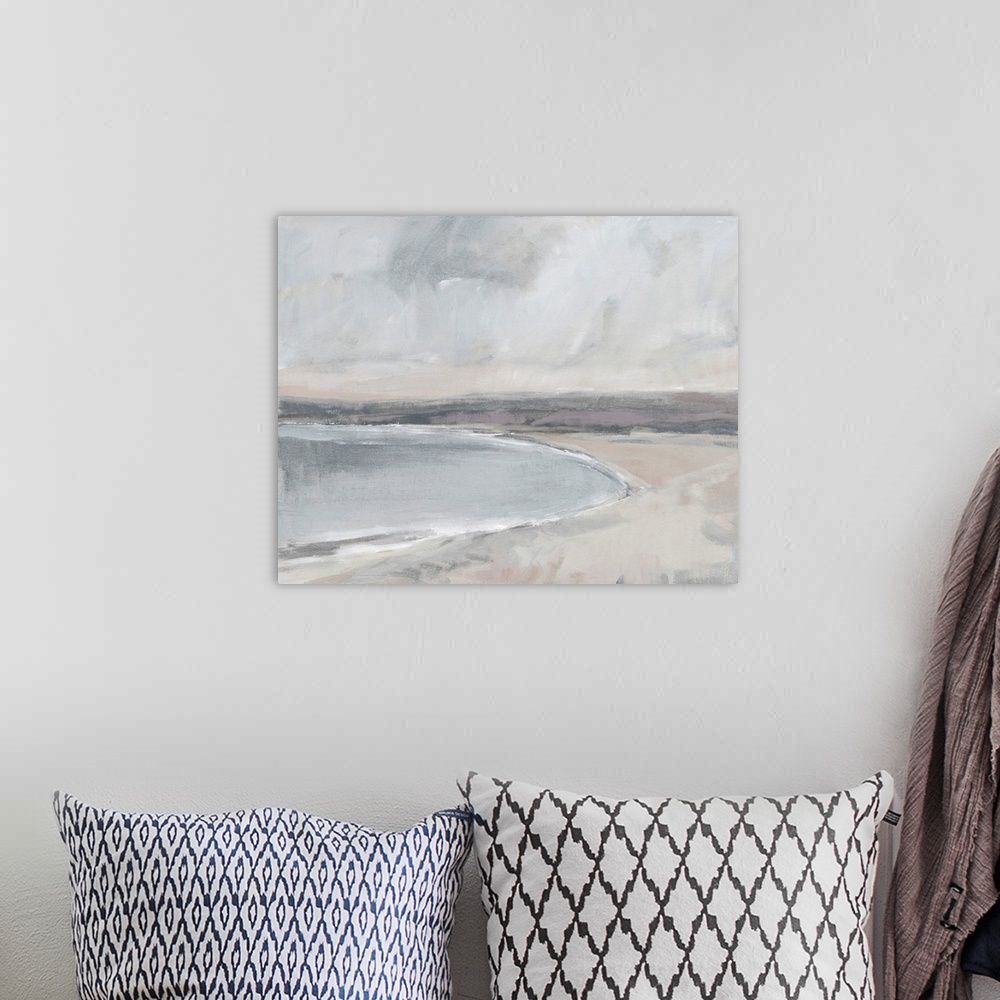A bohemian room featuring Lavender Mist Coast II