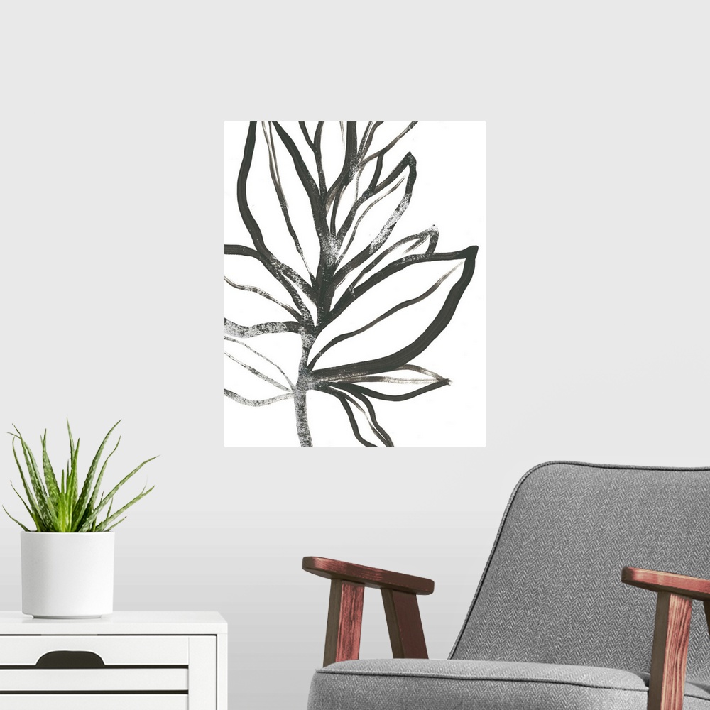 A modern room featuring Leaf Instinct I