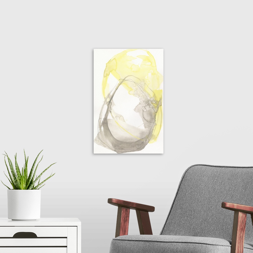 A modern room featuring Lemon & Grey Tandem I