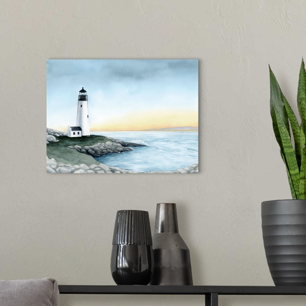 A modern room featuring Lighthouse Bay I