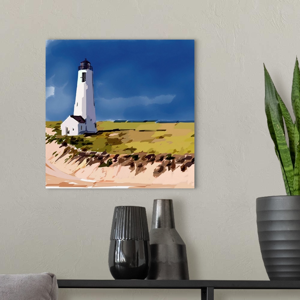 A modern room featuring Lighthouse Scene V