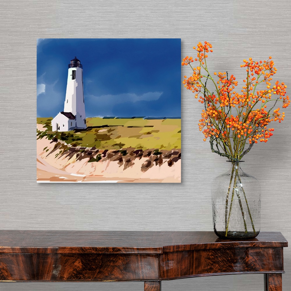 A traditional room featuring Lighthouse Scene V