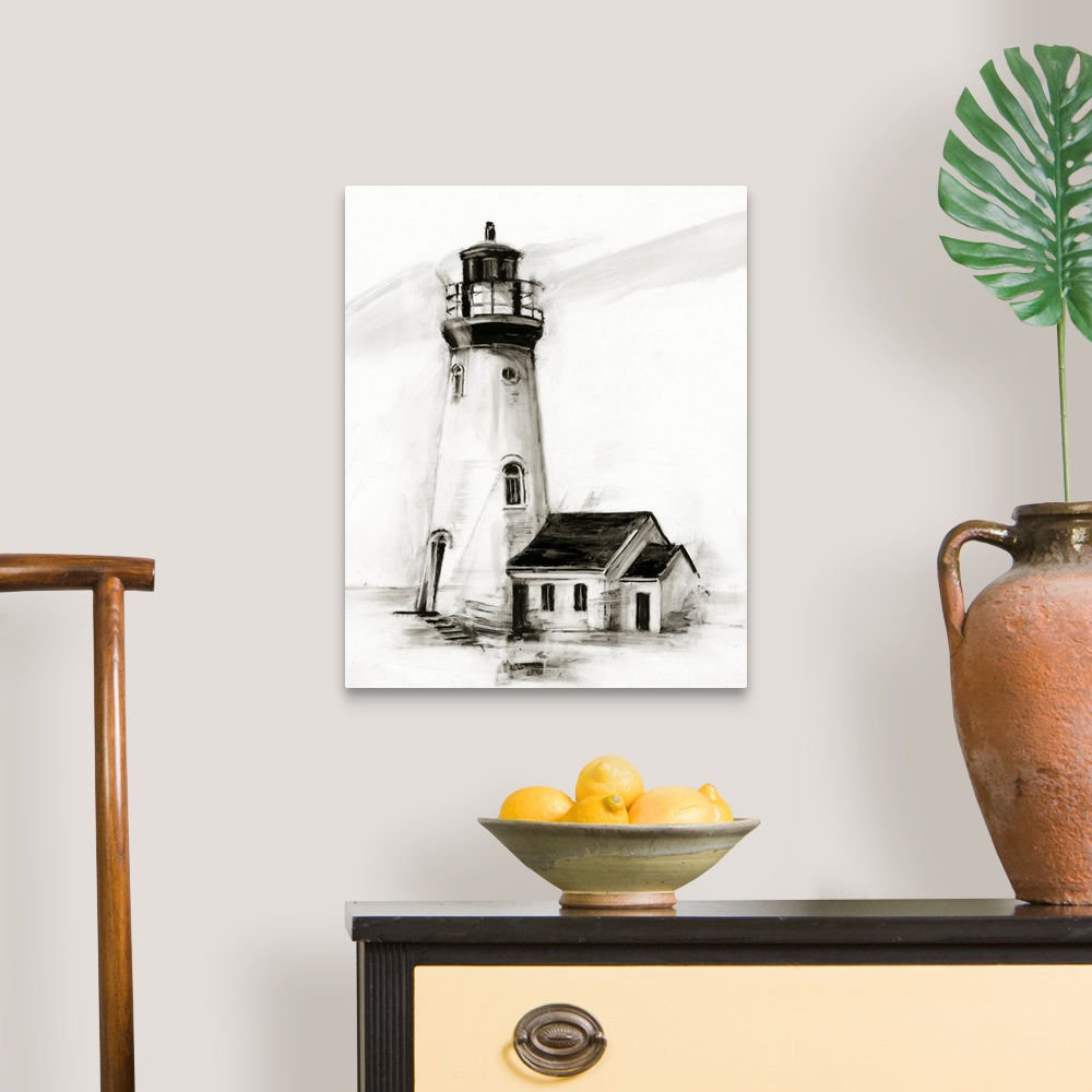 A traditional room featuring Lighthouse Study I