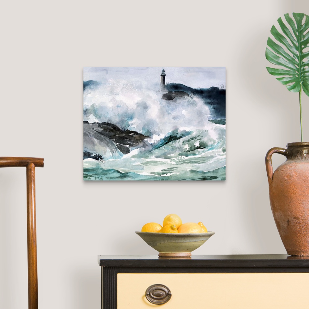 A traditional room featuring Lighthouse Waves II