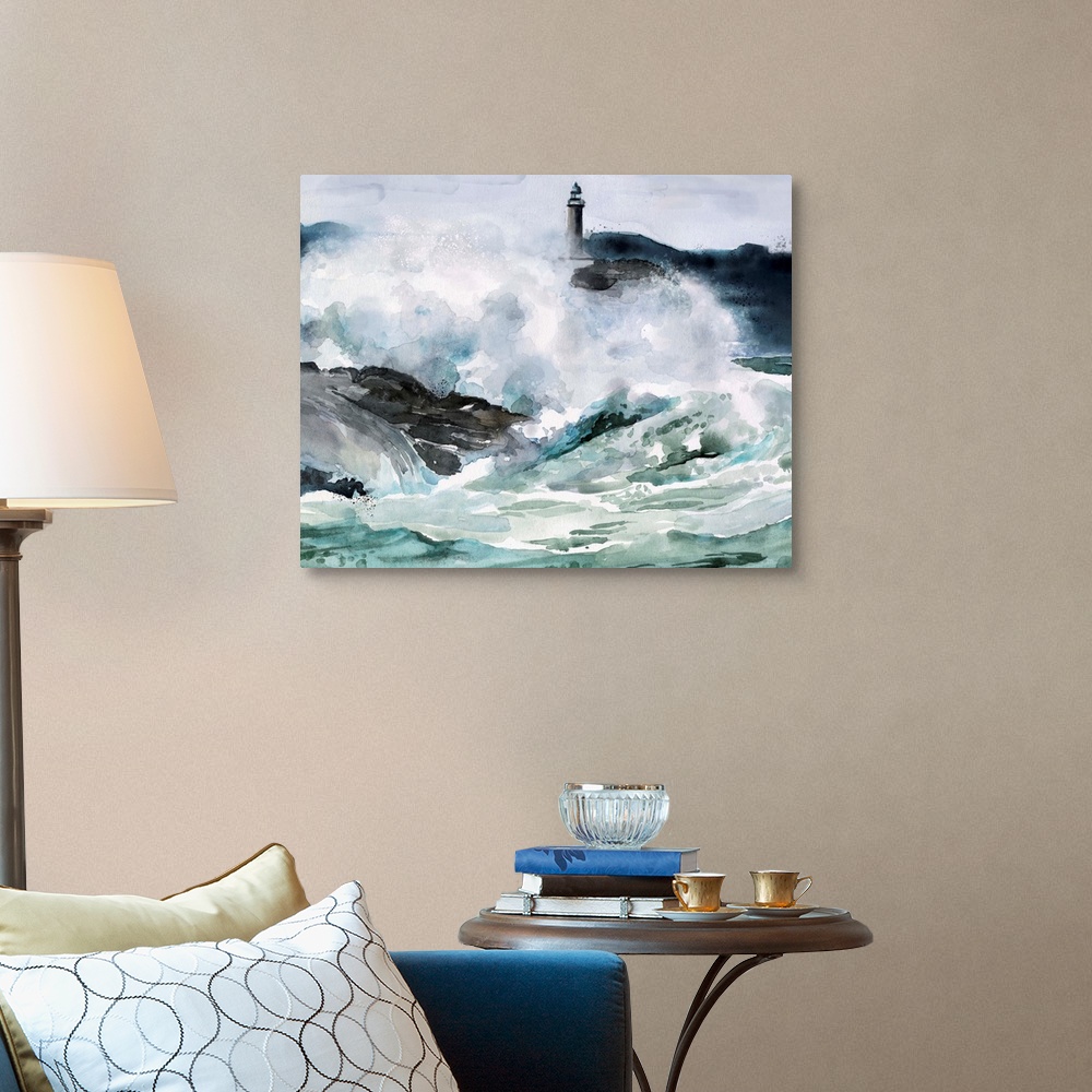 A traditional room featuring Lighthouse Waves II