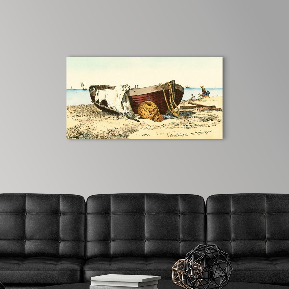A modern room featuring Lobster Boat