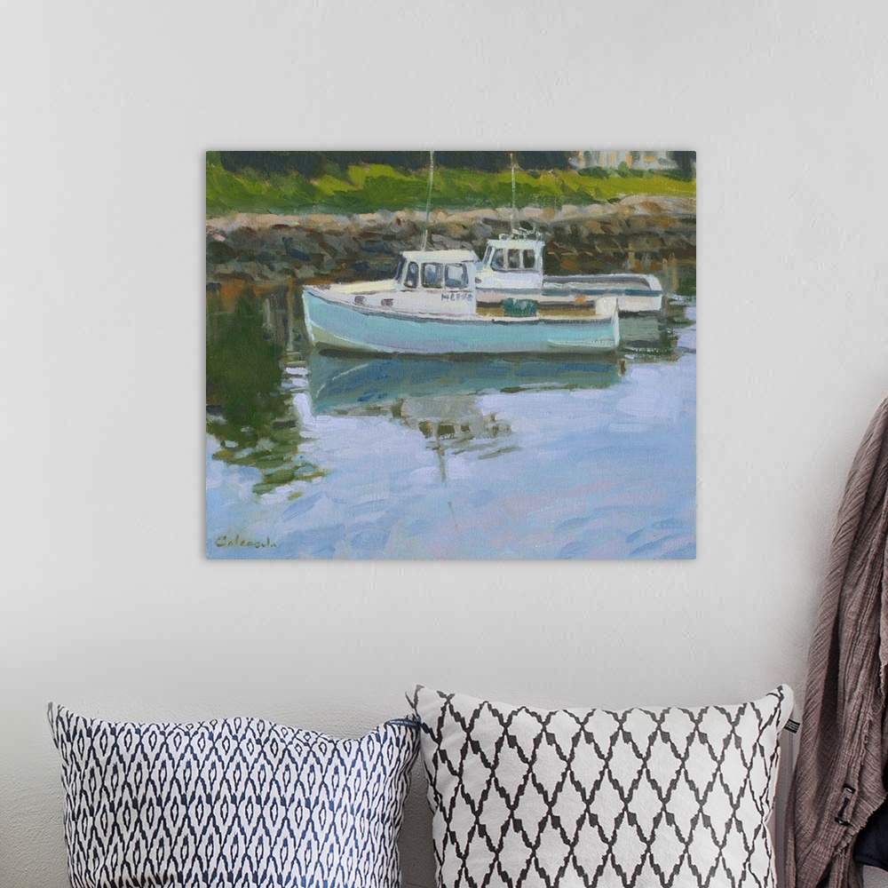 A bohemian room featuring Lobster Boats