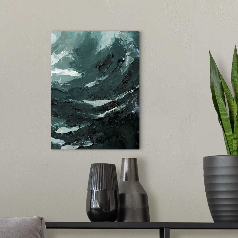 A modern room featuring Lost In The Sea II
