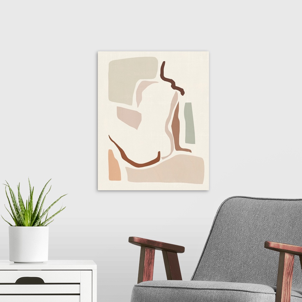 A modern room featuring Lounge Abstract I