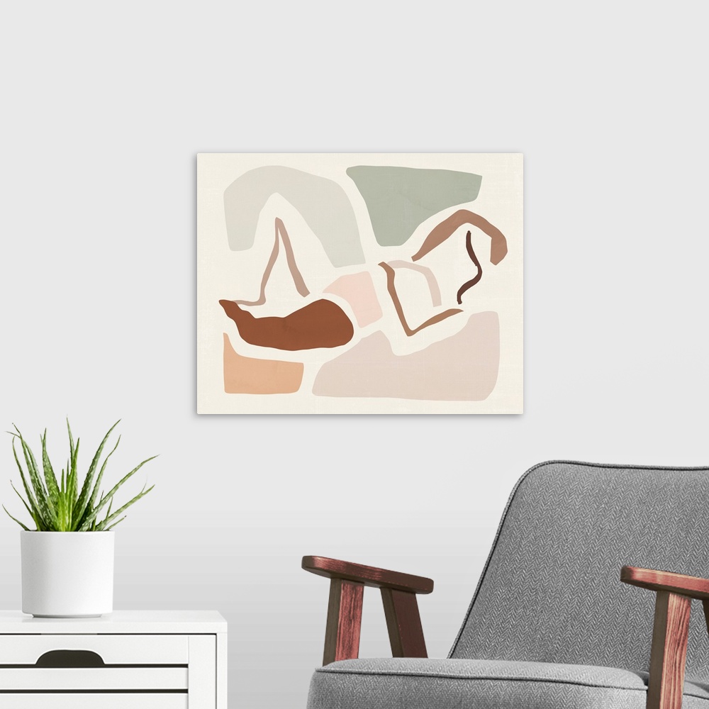 A modern room featuring Lounge Abstract III