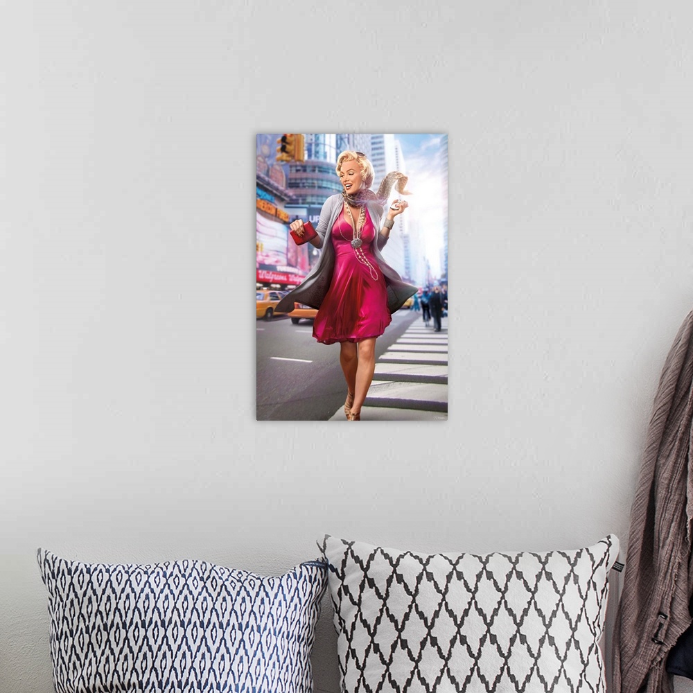 A bohemian room featuring Marilyn in the City