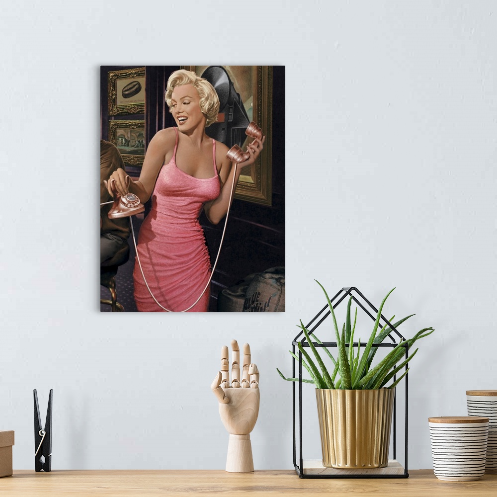 A bohemian room featuring Marilyn's Call II