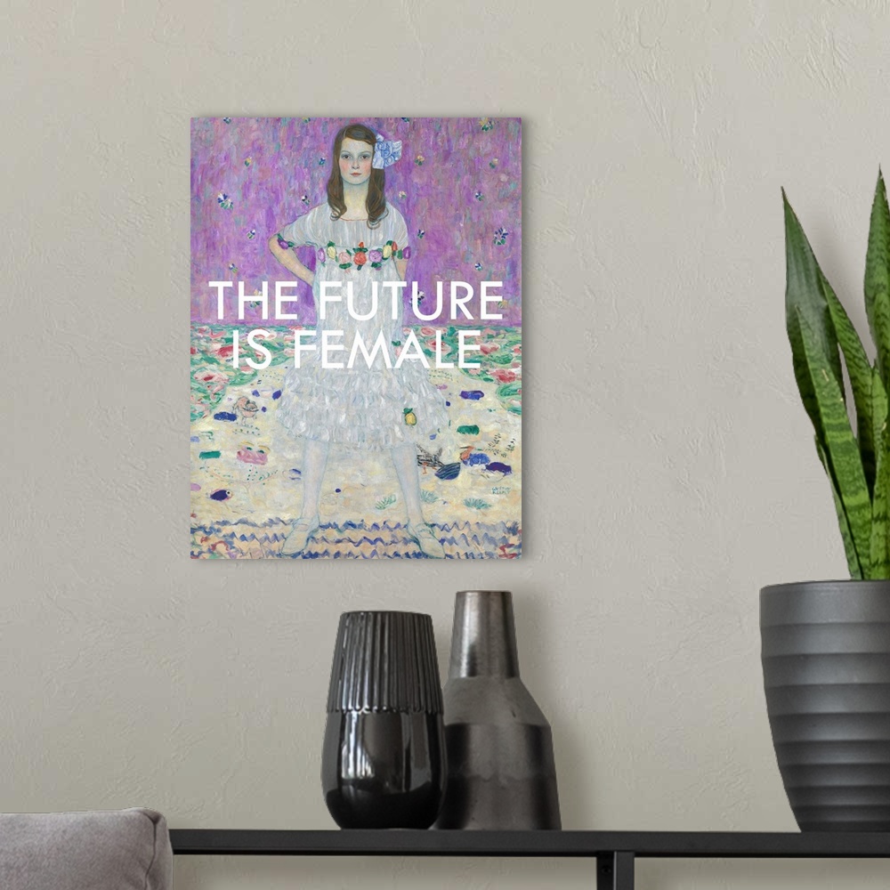 A modern room featuring Masterful Snark - The Future Is Female